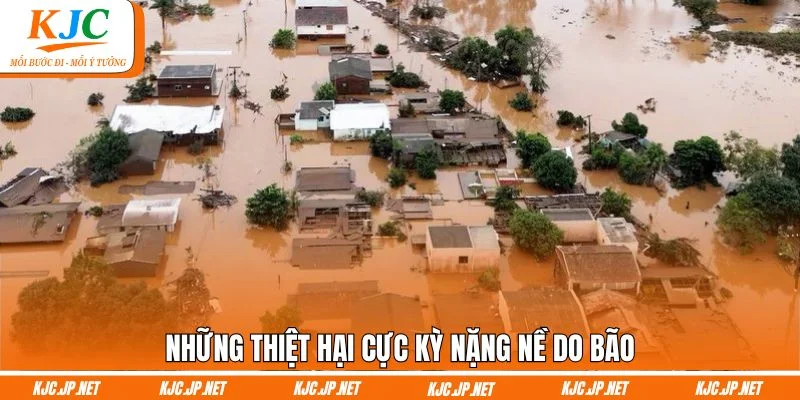 Những thiệt hại cực kỳ nặng nề do bão