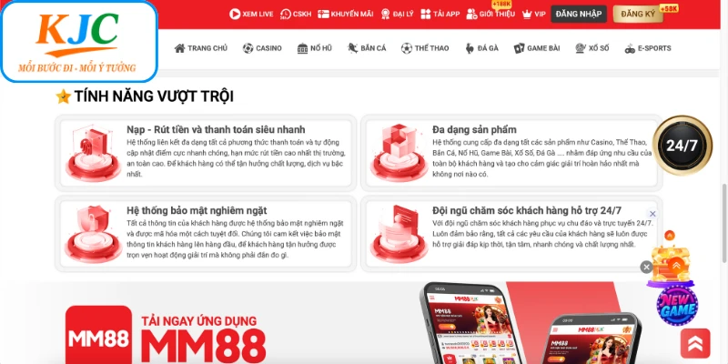 Những đặc quyền hấp dẫn dành cho thành viên MM88